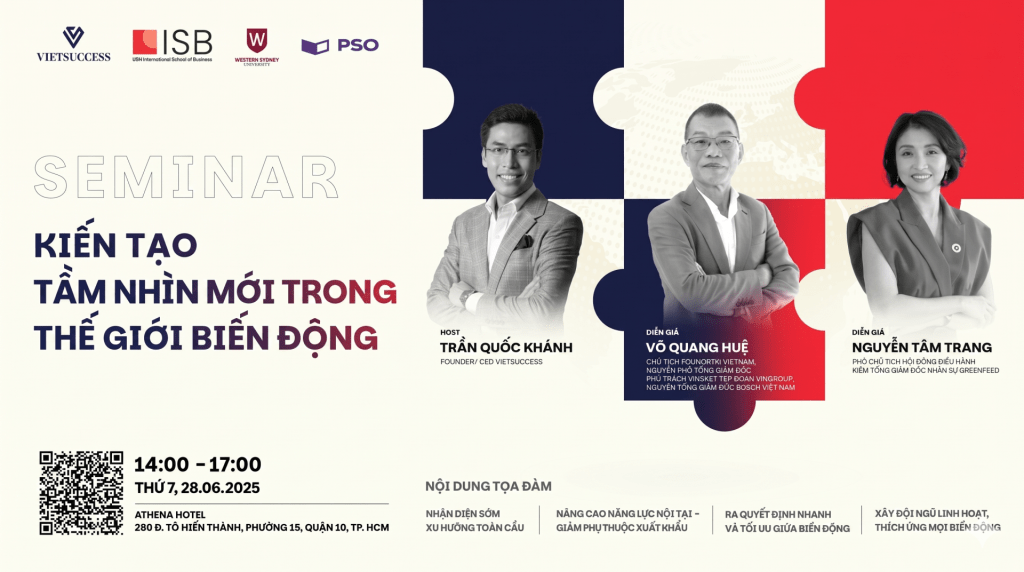 SEMINAR KIẾN TẠO TẦM NHÌN MỚI TRONG THẾ GIỚI BIẾN ĐỘNG podcast thumbnail